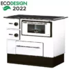 Heatplex Regular Tűzhely/Sparhelt 46 Eco fehér 8 kW, jobb - Image 3