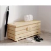 Fa Cipősszekrény Rusztik 111x40x46 - Image 6