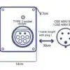 inChaNet elektromos autó állítható fali és hordozható töltő – 22kW (3x32A) - Image 2
