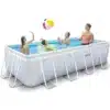 INTEX MetalPrism Set négyszögletű fémvázas medence - 400 x 200 x 100 cm (26780) - Image 7